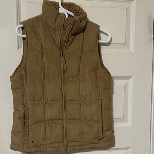 Tan Puffer Vest LL Bean